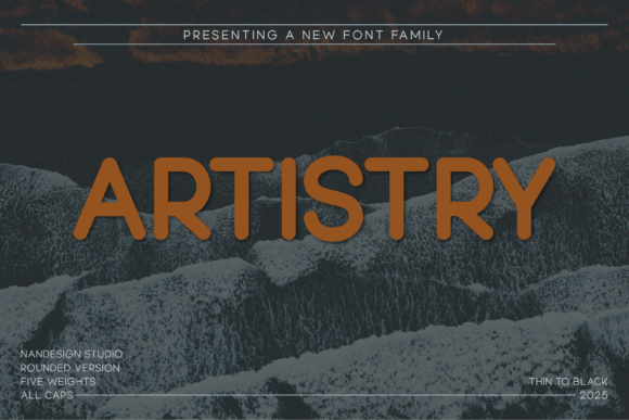 Artistry Rounded: A Warm, Confident Sans Serif Typeface for Editorial Design
