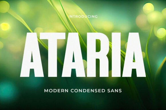 Ataria: A Modern Sans Serif for Editorial Clarity and Character