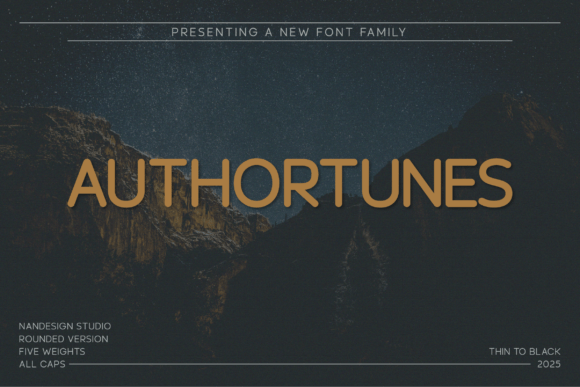 Authortunes Rounded: A Sans Serif Font That Feels Human