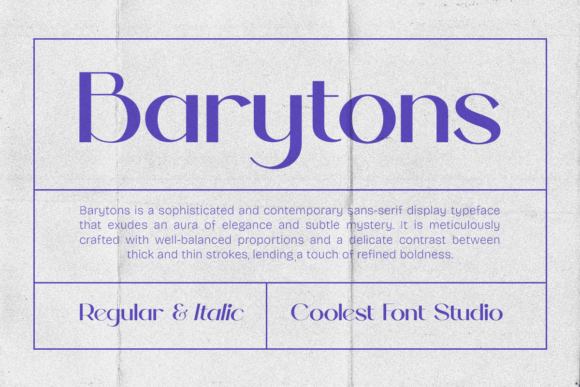 Barytons: A Designer’s Real-World Take