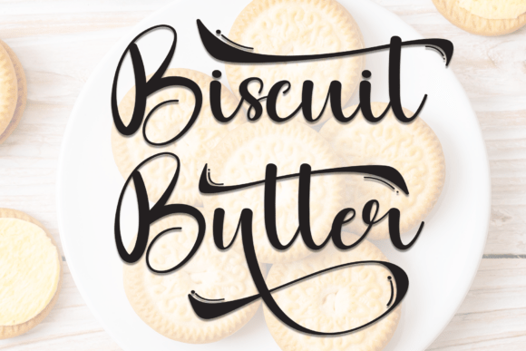 Biscuit Butter: A Warm, Polished Script Font for Small Business Branding