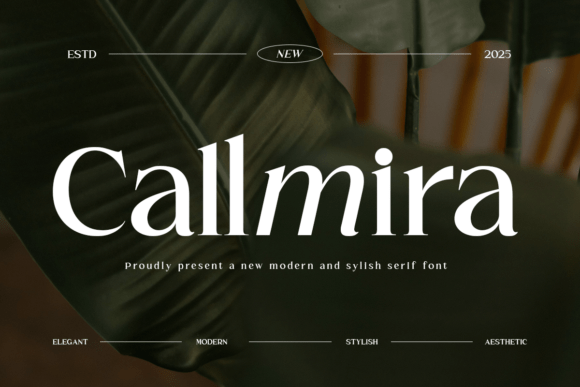 Callmira: A Serif Font That Elevates Handmade Design