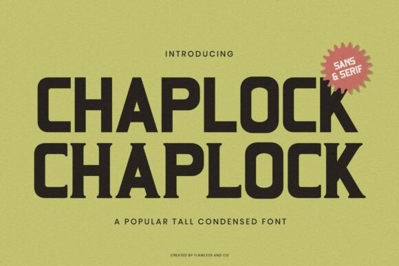 Chaplock: A Modern Sans Serif That Elevates Real Business Branding