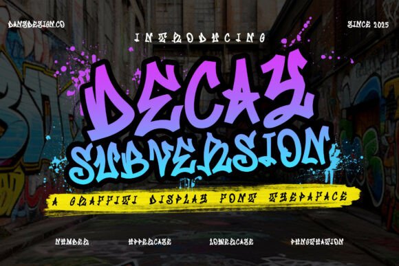 Decay Subversion: A Bold Blackletter Font for Editorial Impact