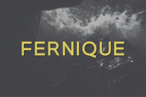 Fernique: A Polished Sans Serif Typeface for Small Business Branding
