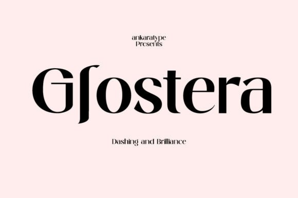 Glostera: A Refined Serif Font for Digital Branding