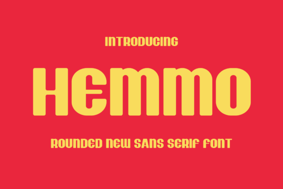 Hemmo: A Rounded Sans Serif Font That Feels Like a Warm Welcome