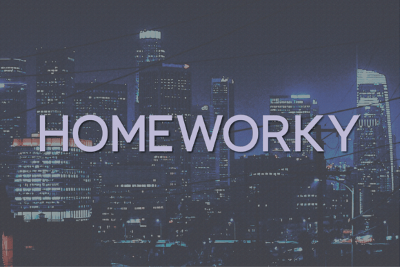 Homeworky: A Bold, Clean Sans Serif Font for Real Business Brands