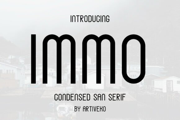 Immo: A Sans Serif Font for Bold Editorial Identity