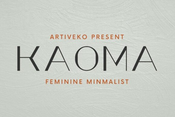 Kaoma: A Calm, Confident Sans Serif for Real Branding Work