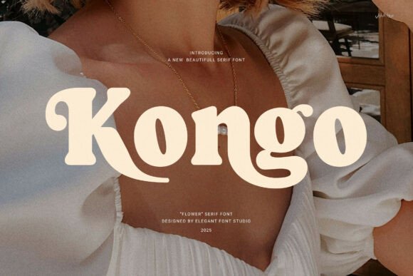 Kongo: A Modern Serif Typeface for Editorial Clarity and Grace