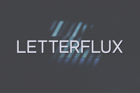 Letterflux: A Bold Sans Serif Font for Small Business Branding