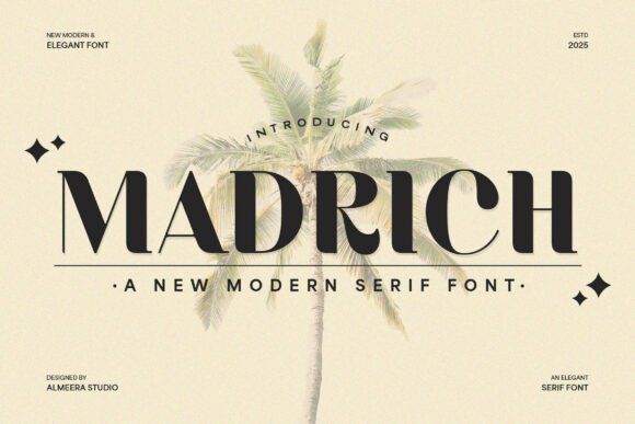 Madrich: A Modern Serif Font That Elevates Digital Branding
