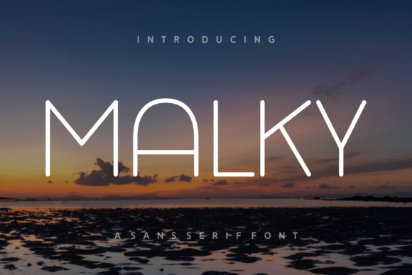 Malky: A Friendly, Modern Sans Serif Font for Small Business Brands