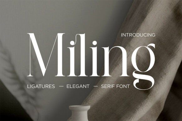 Miling: A Contemporary Serif Font for Digital Clarity