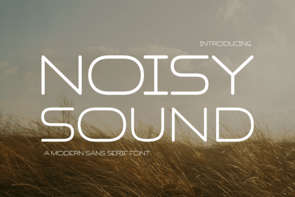 Noisy Sound: A Futuristic Sans Serif Font That Elevates Small Business Branding