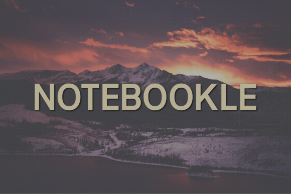 Notebookle: A Bold Sans Serif Font for Digital Impact