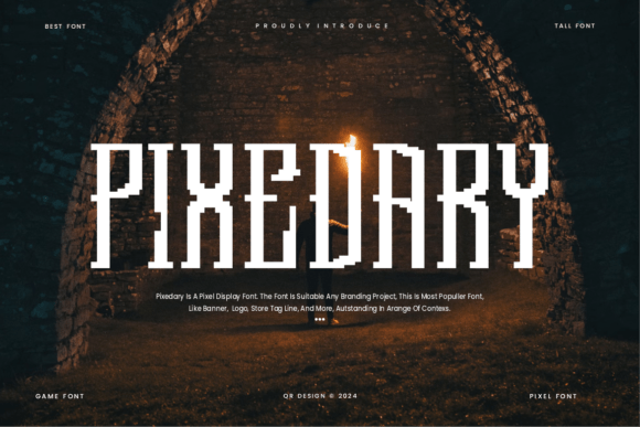Pixedary: A Blackletter Font That Feels Like a Gentle Spell