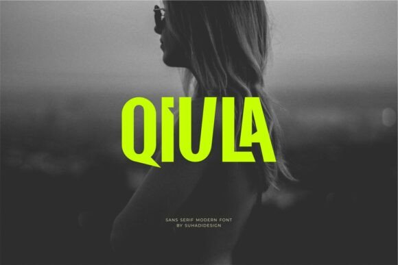 Qiula: A Bold, Modern Sans Serif for Thoughtful Typography