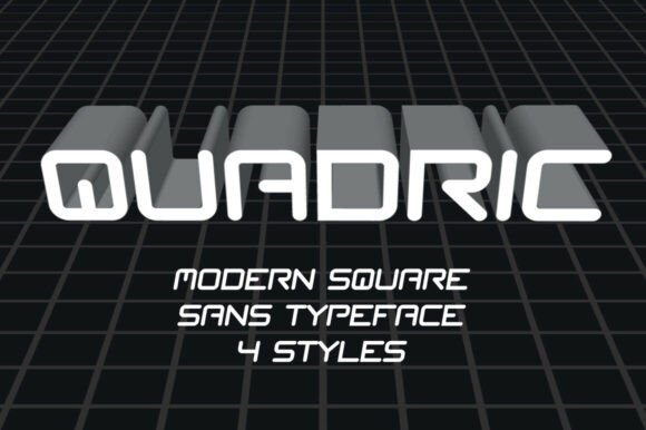 Quadric: A Modern Sans Serif Font for Handmade Brands