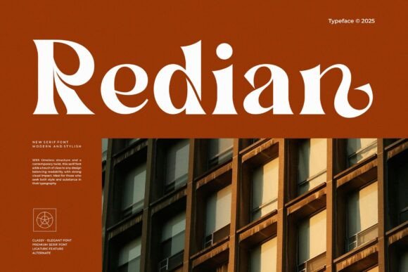 Redian Serif: A Classy Display Font for Digital Branding
