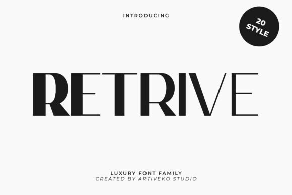Retrive Regular: A Premium Sans Serif for Scroll-Stopping Campaigns