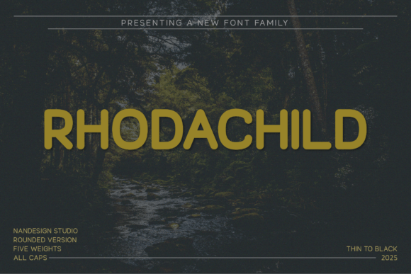Rhodachild Rounded: A Warm, Modern Sans Serif for Handmade Brands