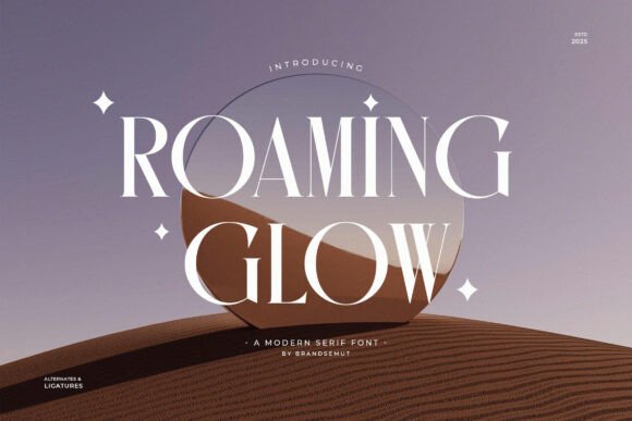 Roaming Glow: A Serif Font That Elevates Handmade Products