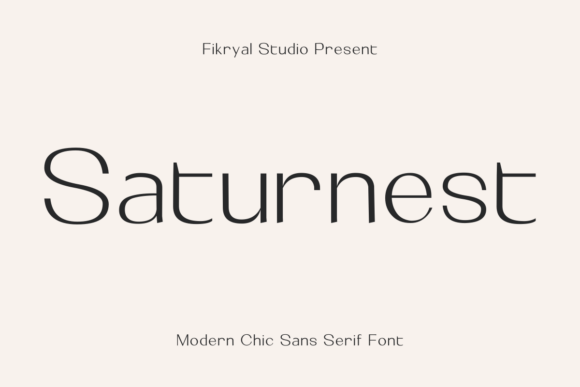 Saturnest: A Polished Sans Serif Font for Small Business Branding