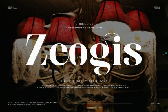 Zeogis: A Refined Serif Font for Small Business Branding
